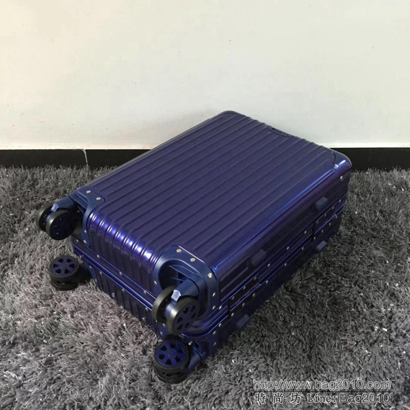 RIMOWA日默瓦 拉杆箱/拉箱 全鋁鎂合金 專櫃topas系列 1801款 帶鋼印最高版本 20寸登機箱  xbt1117